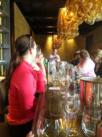Wine tasting and lesson at Enchantment 2014